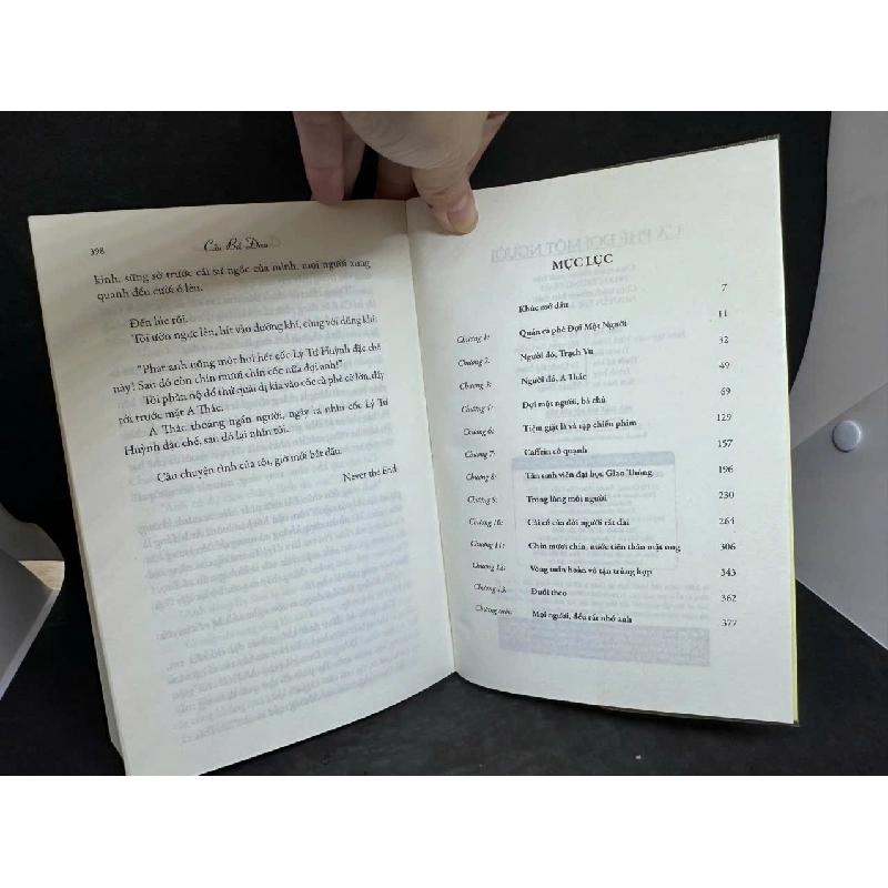 [Phiên Chợ Sách Cũ] Cà Phê Đợi Một Người, 2015, Cửu Bả Đao - H1108 SBM 920440