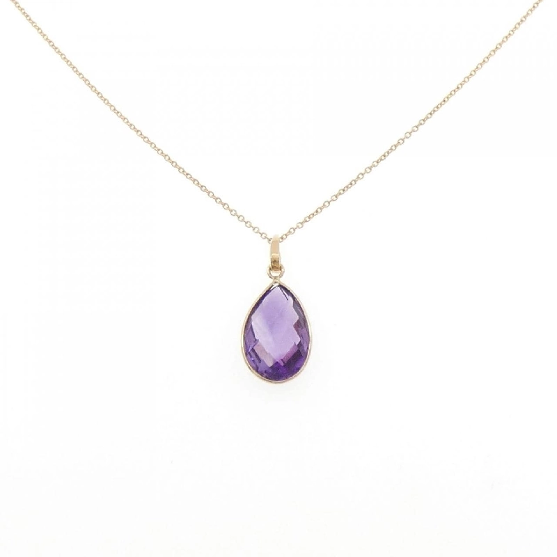 K18YG Amethyst Necklace - Hàng hiệu Authentic 859815