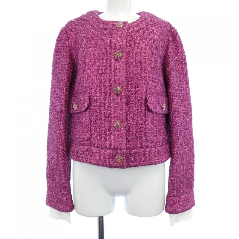 Jacket không cổ CHANEL P74768V66364 631748