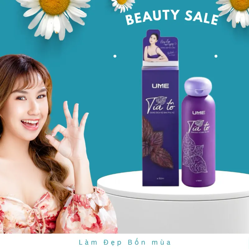 Dung dịch vệ sinh Ume Tía Tô 150ml hàng chính hãng nguyên tem 147658