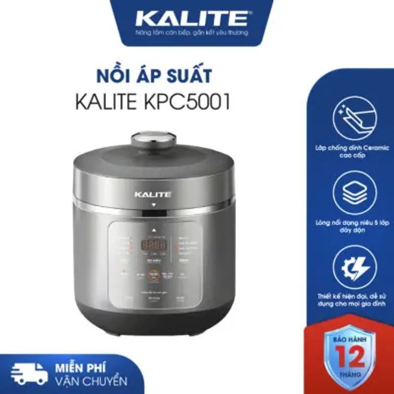 KALITE KPC5001 – Nồi áp suất đa năng cho gia đình hiện đại 754749