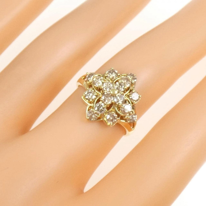 Nhẫn kim cương K18YG 1.00CT - Hàng hiệu chính hãng 851868