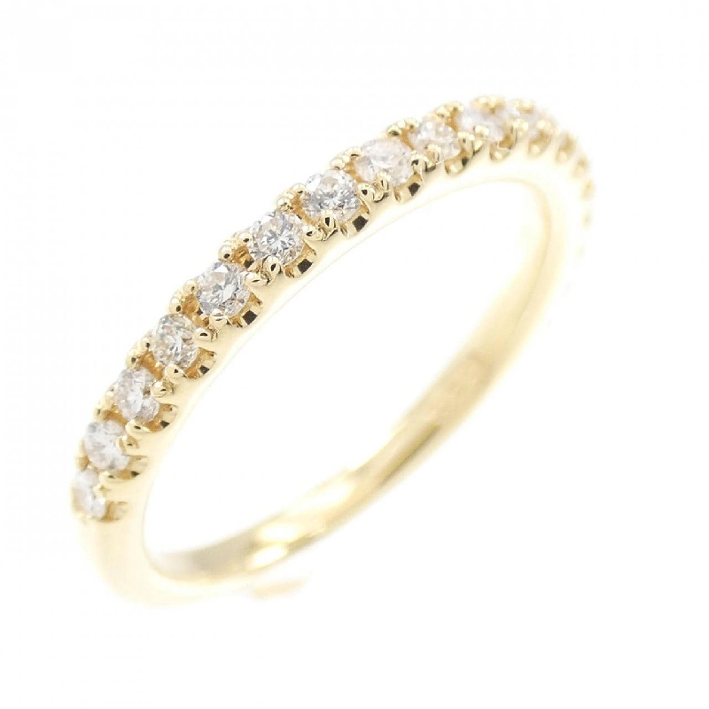 Nhẫn kim cương K18YG Half Eternity 0.20CT - Hàng hiệu Chính hãng 860571
