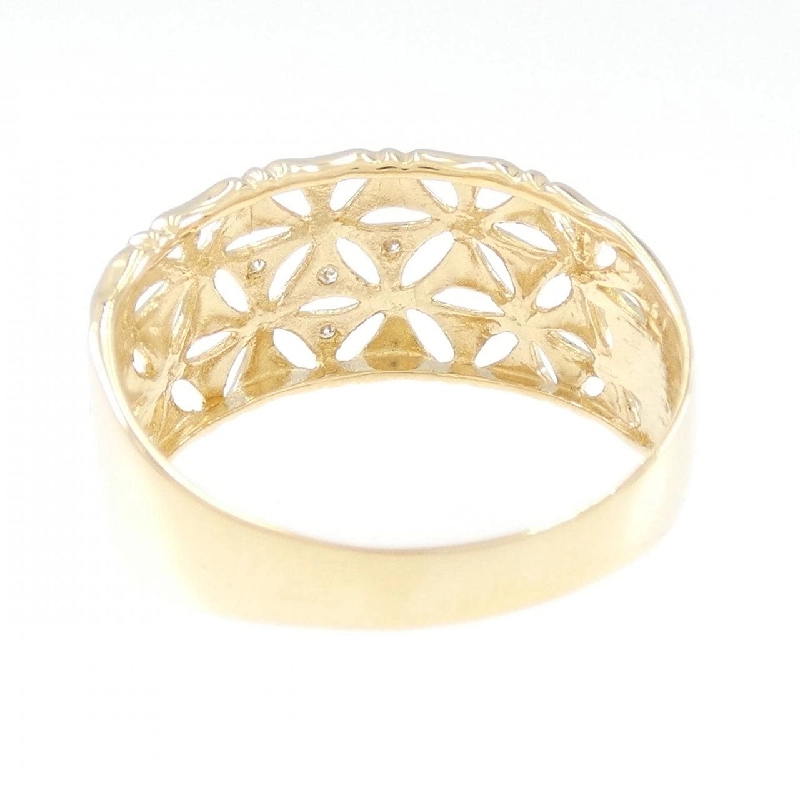 Nhẫn kim cương K18YG 0.03CT 666842