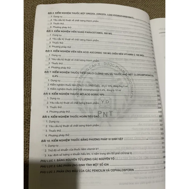 KIỂM NGHIỆM THUỐC LÝ THUYẾT VÀ THỰC HÀNH- SÁCH ĐÀO TẠO DƯỢC SĨ TRUNG HỌC 570253