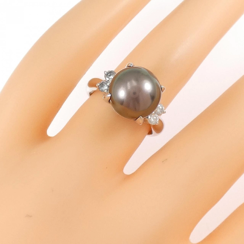 Nhẫn ngọc trai đen PT900 10.5mm 670631