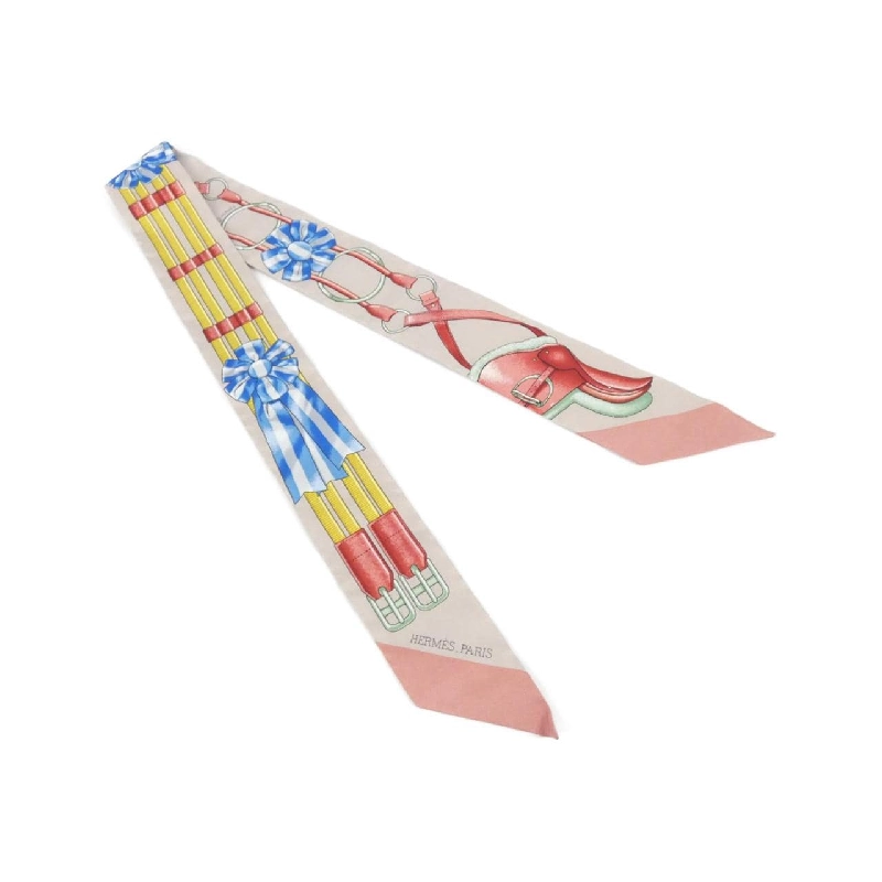 Khăn quàng cổ Hermès JUMPING Twilly 061526S - Hàng hiệu Chính hãng 807343