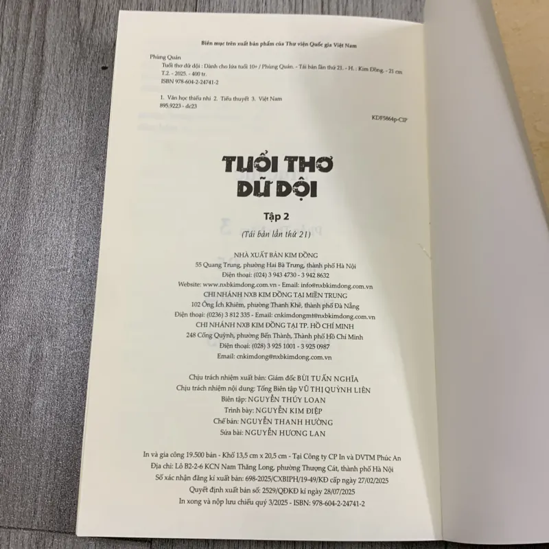 Tuổi thơ dữ dội- phùng quán. Bộ 2 tập. 4b2 757059