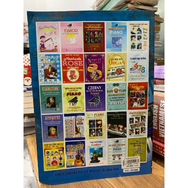 Lý thuyết và thực hành trên đàn organ-NXB Văn nghệ Tp Hồ Chí Minh 744941