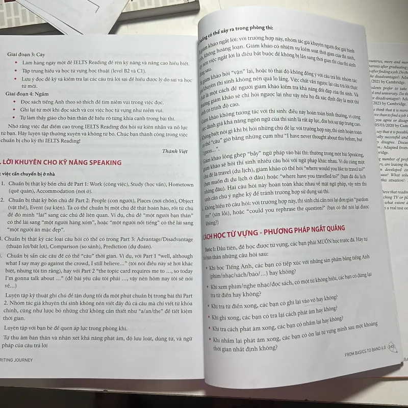 IELTS WRITING ( keys ) Cơ bản - 6.0  929929