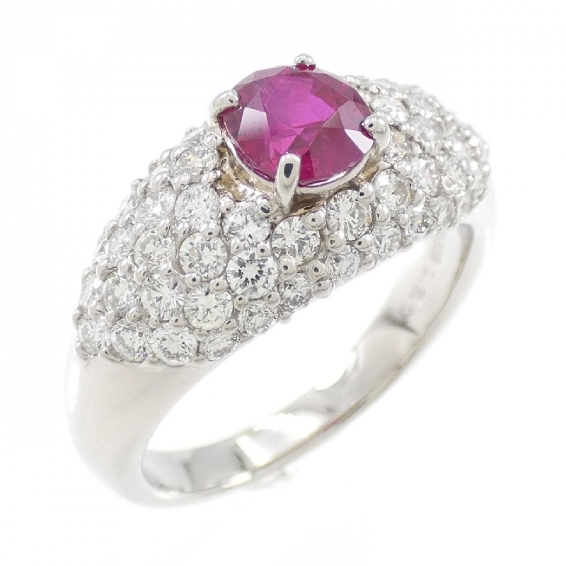 Nhẫn Ruby PT900 0.915CT 670915