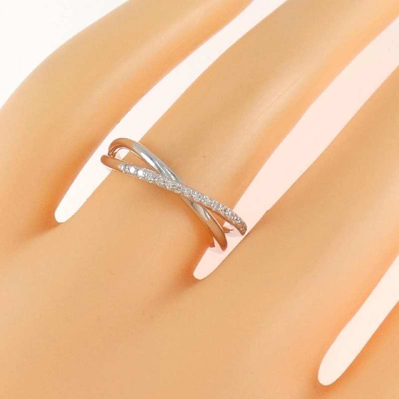 Nhẫn kim cương K18WG 0.11CT 670955