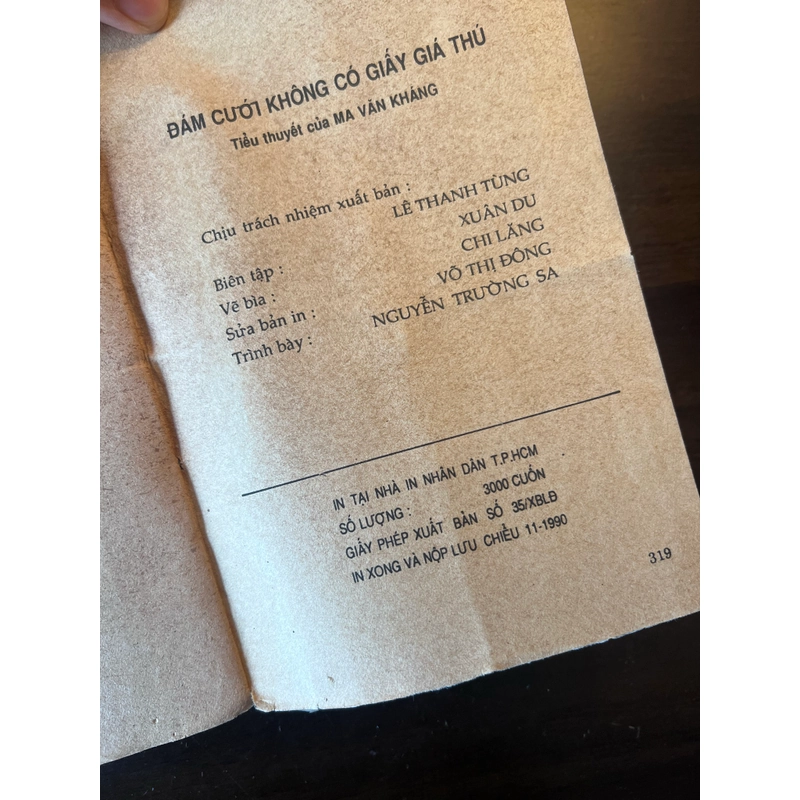 Đám cưới không có giấy giá thú 543256