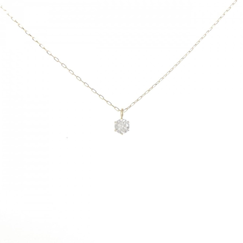 K18YG Solitaire Dây chuyền kim cương 0.10CT - Hàng hiệu Chính hãng 864867