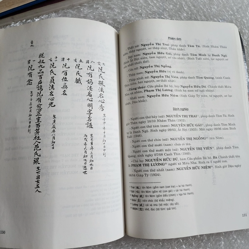Nguyễn Hữu tộc gia phổ  446562