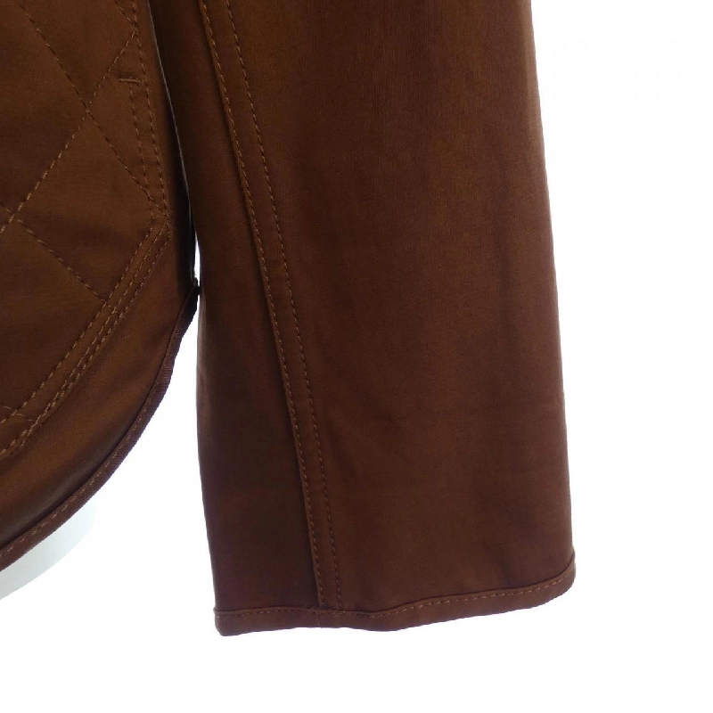 Áo khoác HERMES với chi tiết cưỡi ngựa 5E0163DQ áo khoác không cổ 631917