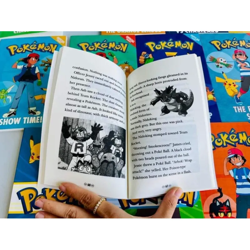 Bộ sách - Pokemon - 15 books - Hộp đỏ - No box 746994