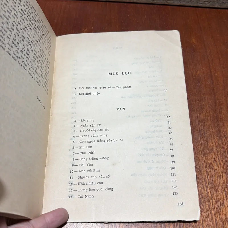 [Gáy Làm Lại] - II Văn Học: Tác Phẩm Chọn Lọc - HỒ DZẾNH - 1988 797155