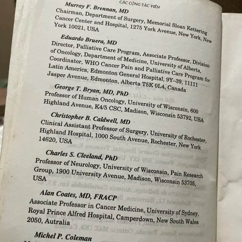 Cẩm nang ung bướu học lâm sàng - Tập 2- sách dịch  798997