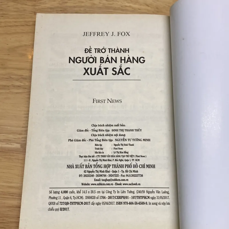 Để trở thành Người Bán Hàng Xuất Sắc - Jeffrey J. fox 799468