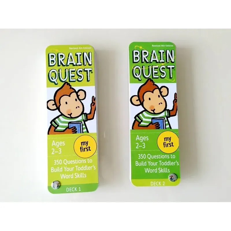 Brain quest 2-6 tuổi (Sách nhập) - 4 hộp thẻ 759578