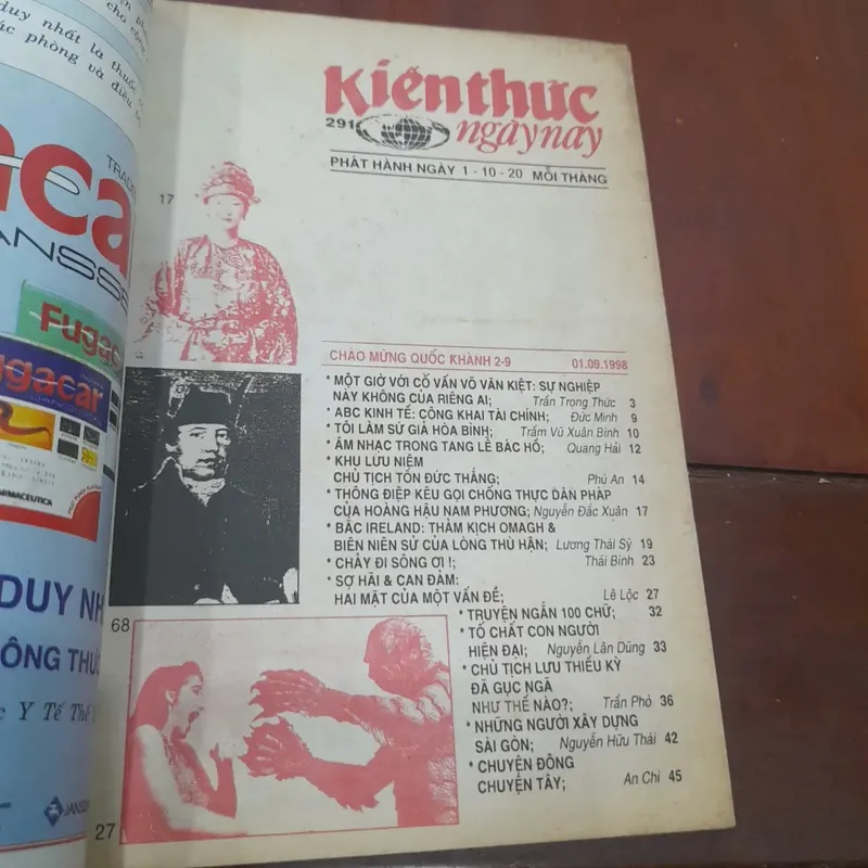 KIẾN THỨC NGÀY NAY số 291 ngày 01.09.1998 590747
