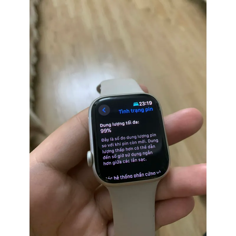 Apple Watch Series 9 TRẮNG / Pin 99% / Ngoại hình ĐẸP / FullBox 786874