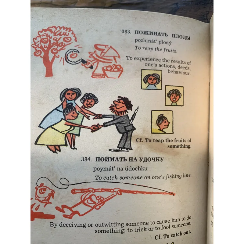 Sách học tiếng Nga: A BOOK OF RUSSIAN IDIOMS ILLUSTRATED, Tilman 3d stereotype edit 713165