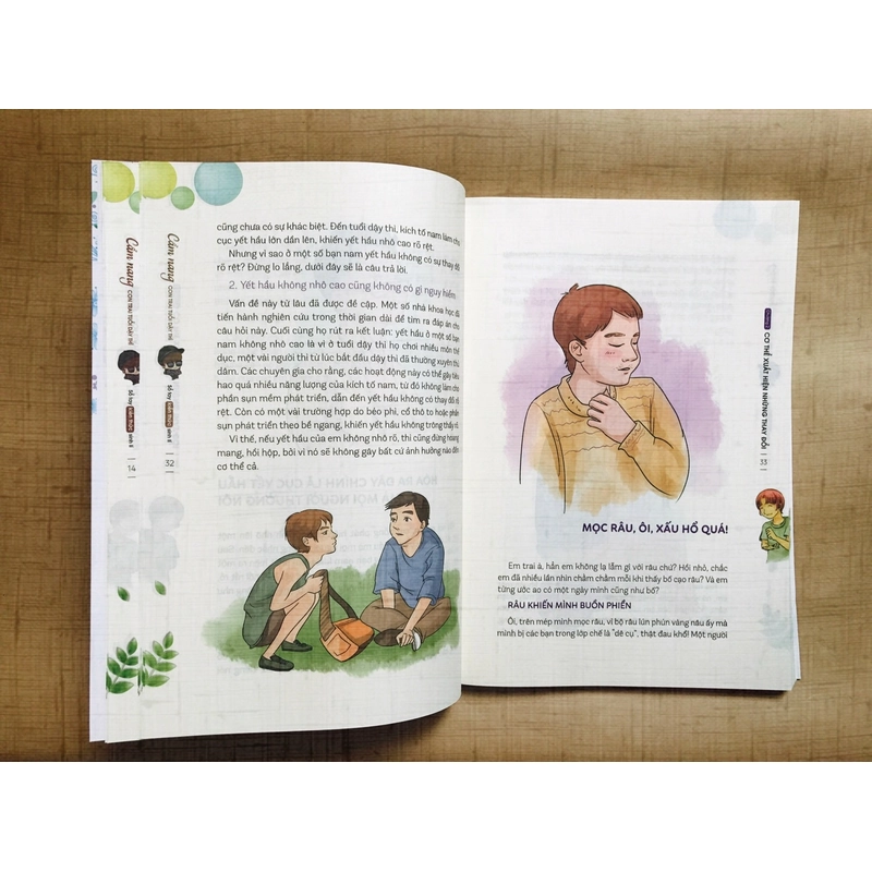 Sách giáo dục giới tính - Cẩm nang con trai tuổi dậy thì (2 tập) 536261