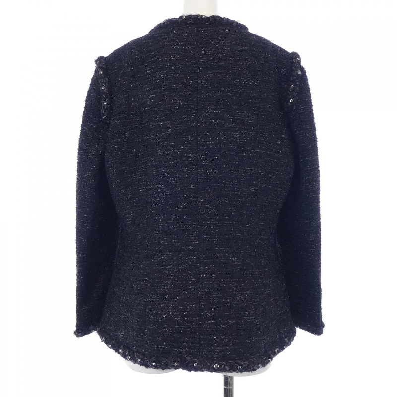 CHANEL P49616V32950 Áo khoác không cổ - Hàng hiệu Authentic 822704