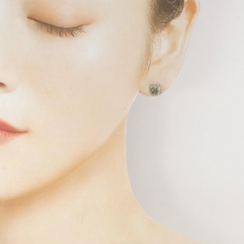 Agat Tourmaline Inquartz Bông Tai - Hàng hiệu Authentic 843518