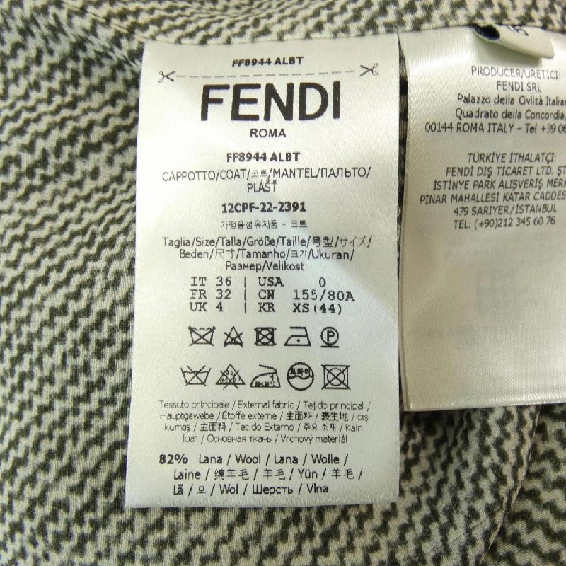 【Mã giảm giá】Áo khoác FENDI 641316