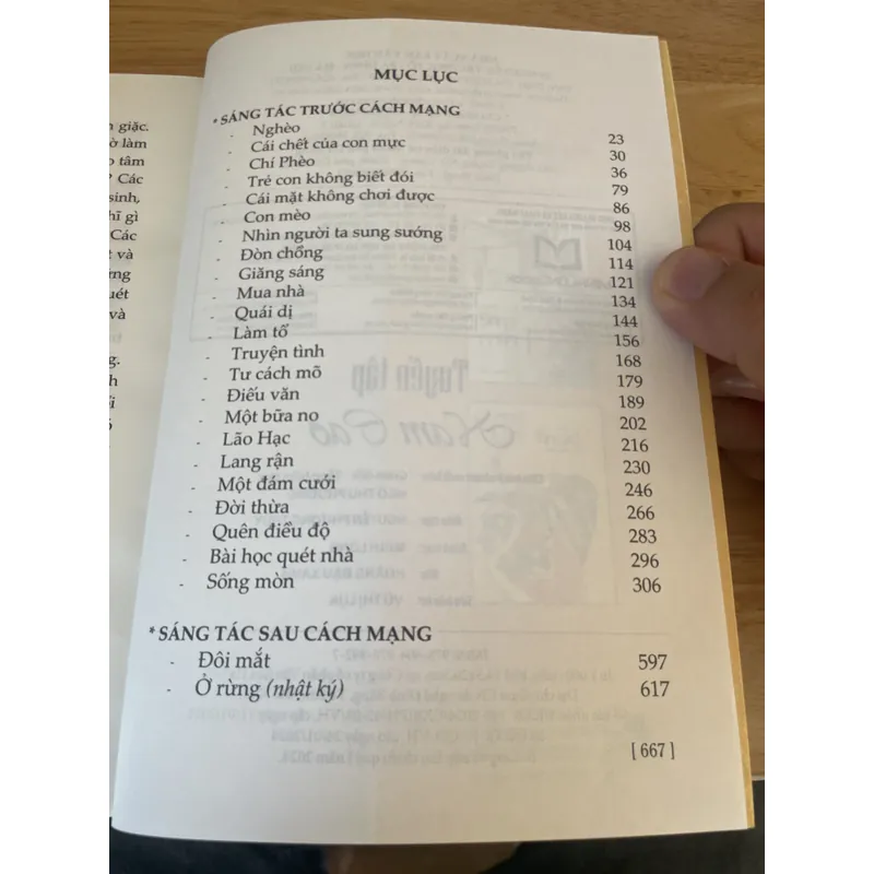 Tuyển tập truyện ngắn Nam Cao 706704