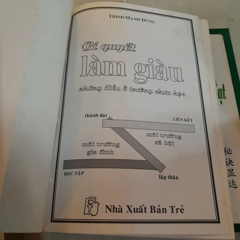 BÍ QUYẾT LÀM GIÀU, NHỮNG BÍ QUYẾT ĐỂ LẬP NGHIỆP THÀNH ĐẠT - TRỊNH MẠNH DŨNG 790561