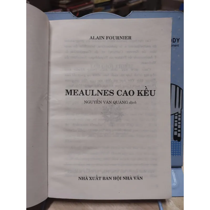 sách: Meaulnes Cao Kều (Tiểu thuyết) - Alain Fournier (A1) 573149