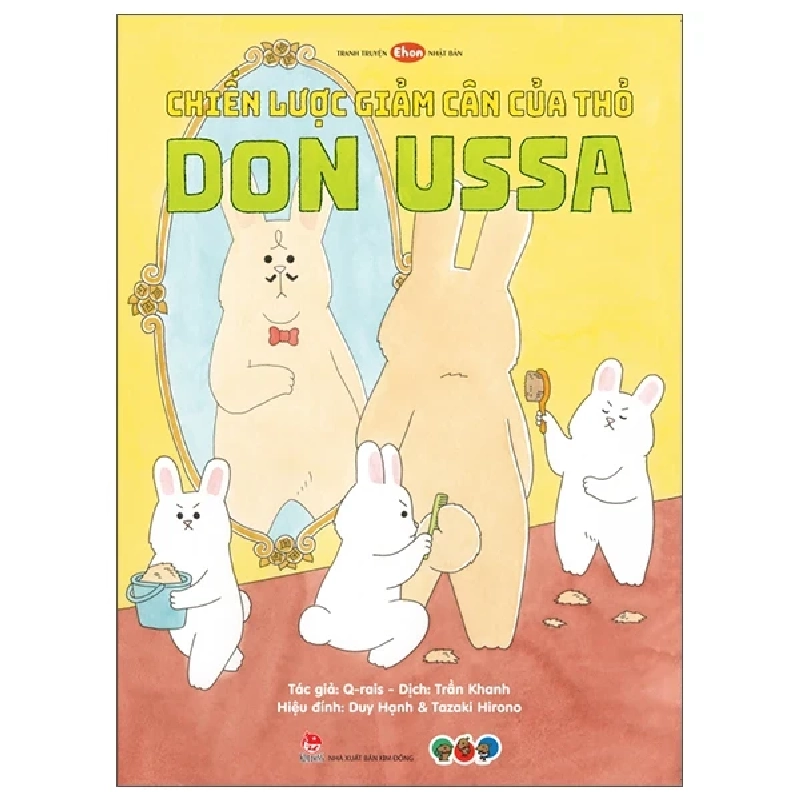 Ehon Nhật Bản - Chiến Lược Giảm Cân Của Thỏ Don Ussa (Dành Cho Trẻ Từ 3 Tuổi Trở Lên) - Q-rais (Mới 100%) Truyện thiếu nhi, NXB Kim Đồng - SÁCH ĐẠI HỌC 488330