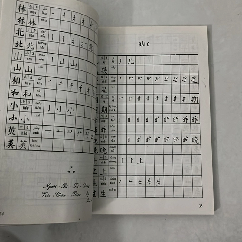 Tập viết chữ Hán 505534