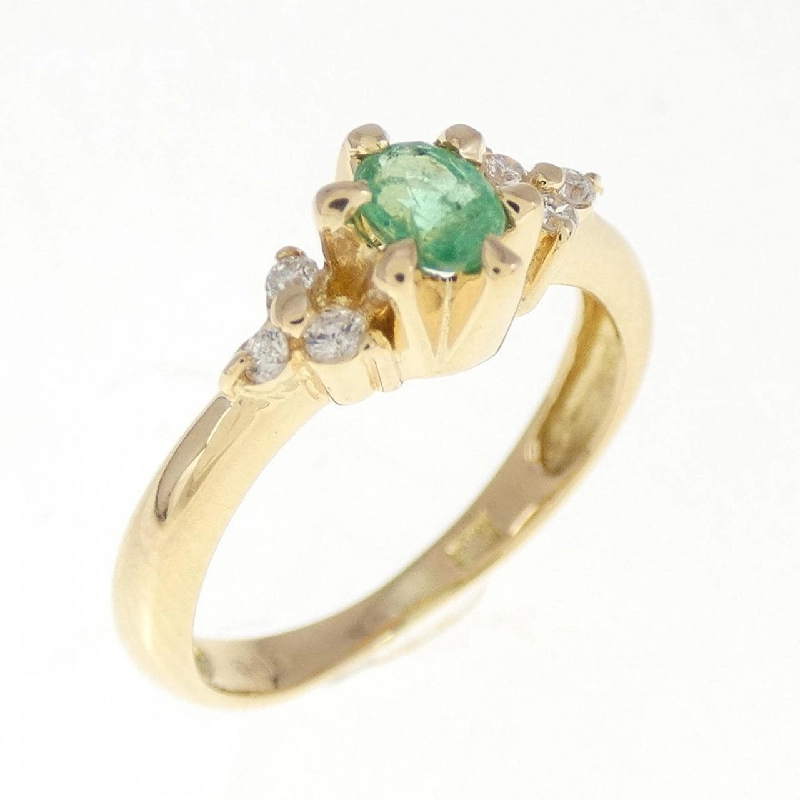 Nhẫn Emerald K18YG 672360