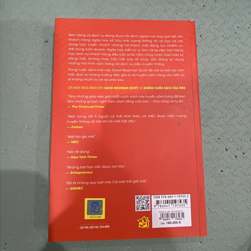 Những quy luật mới của bán hàng và dịch vụ - David Meerman Scott 137351