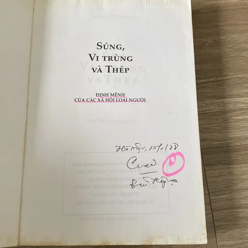 SÚNG, VI TRÙNG VÀ THÉP (XB 2007) 937365