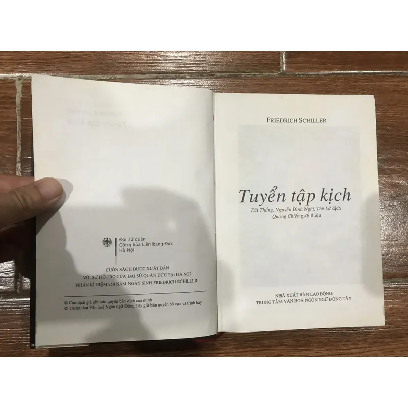 TUYỂN TẬP KỊCH - FRIEDRICH SCHILLER (k1) 717827