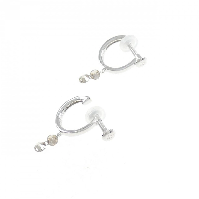 K18WG Bông tai kim cương 0.40CT - Hàng hiệu Chính hãng 873547