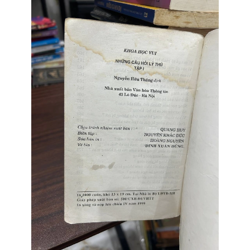 Những Câu Hỏi Lý Thú - Không có thông tin 932816