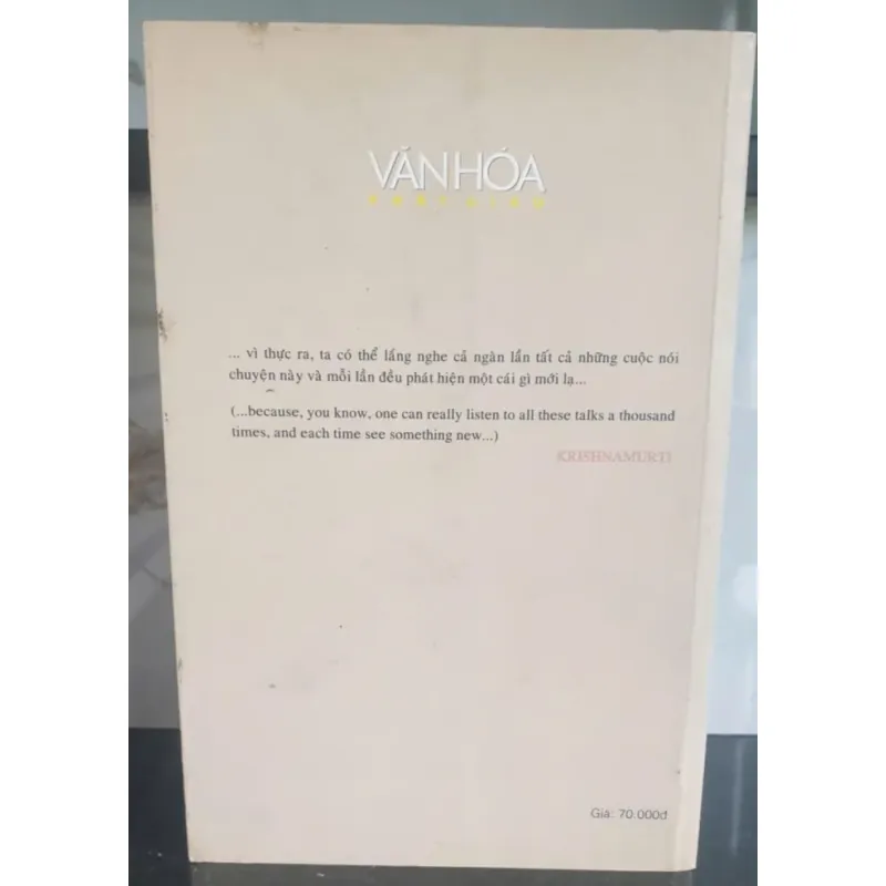 Đánh Thức Trí Thông Minh - Krishnamurti 718765