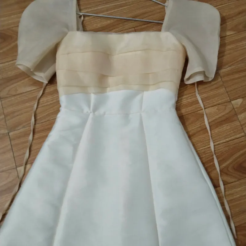 Váy trễ vai phong cách basic nhẹ nhàng tiểu thư tặng mọi người với giá 39 xu thoi  574882