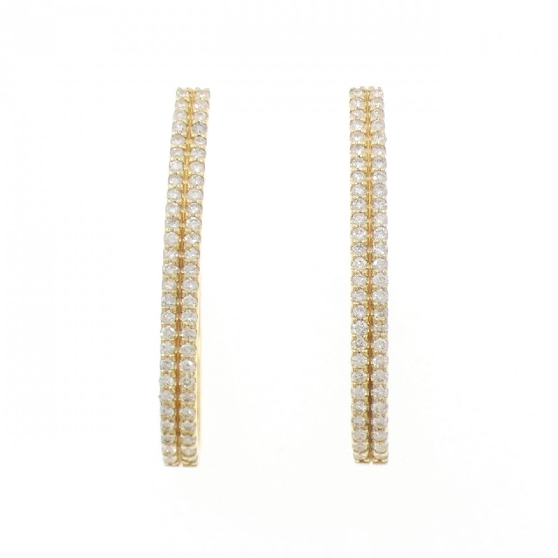 K18YG Bông tai kim cương 1.00CT - Hàng hiệu Chính hãng 873365