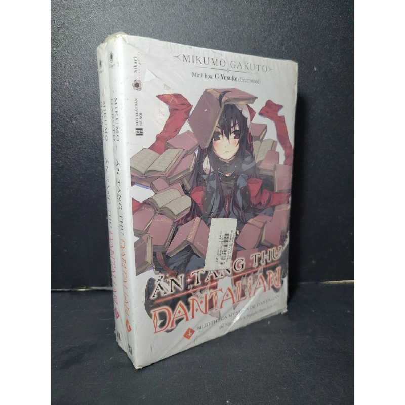 Combo ẩn tàng thư Dantalian tập 4+5 mới 95% còn seal, bẩn nhẹ Mikumo Gakuto HCM2205 VĂN HỌC 922524