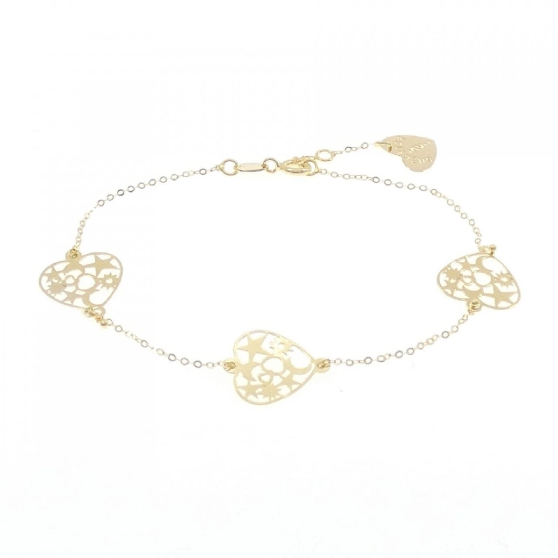 Vòng tay hình trái tim 750YG - Hàng hiệu chính hãng 877969