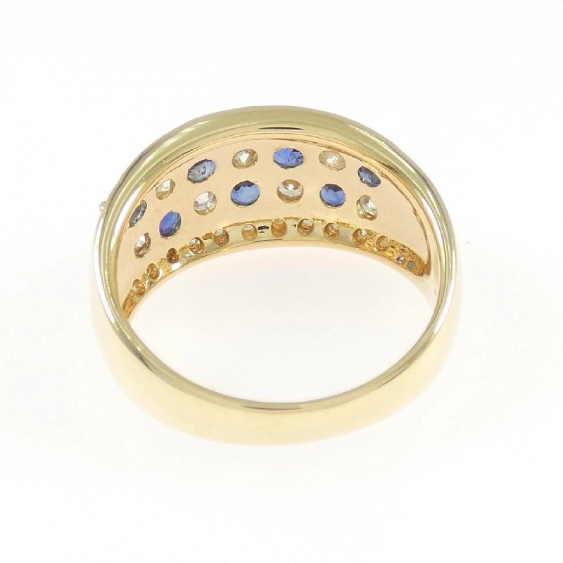 Nhẫn Sapphire K18YG 0.93CT - Hàng hiệu Chính hãng 855095