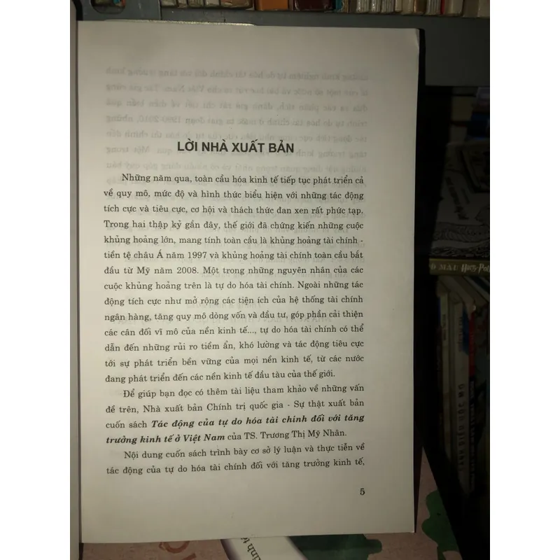 Tác động của tự do hoá tài chính đối với tăng trưởng kinh tế ở Việt Nam  681405